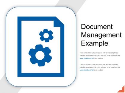 Document management example ppt model