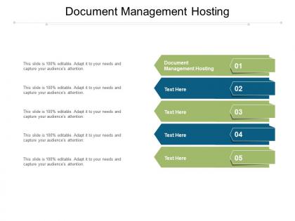 Document management hosting ppt powerpoint presentation inspiration show cpb