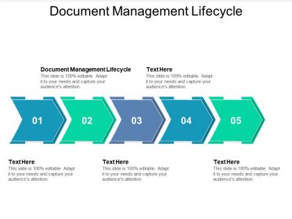 Document management lifecycle ppt powerpoint presentation gallery ideas cpb