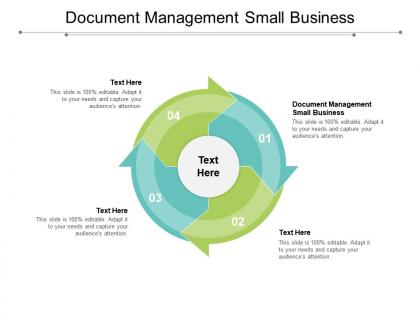 Document management small business ppt portfolio graphics cpb