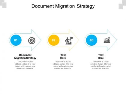 Document migration strategy ppt powerpoint presentation model background cpb