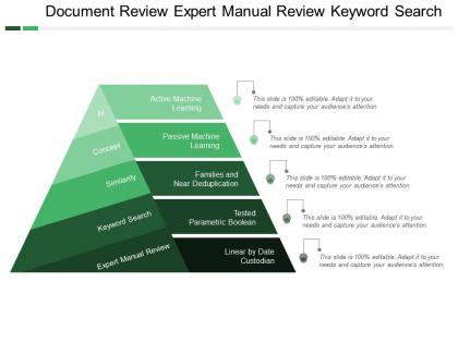 Document review expert manual review keyword search