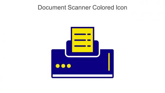 Document Scanner Colored Icon In Powerpoint Pptx Png And Editable Eps Format