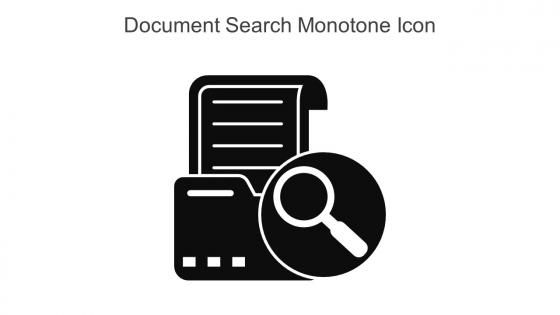 Document Search Monotone Icon In Powerpoint Pptx Png And Editable Eps Format