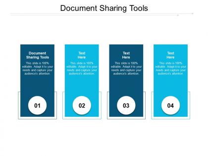 Document sharing tools ppt powerpoint presentation infographic template slide portrait cpb