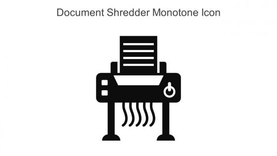 Document Shredder Monotone Icon In Powerpoint Pptx Png And Editable Eps Format