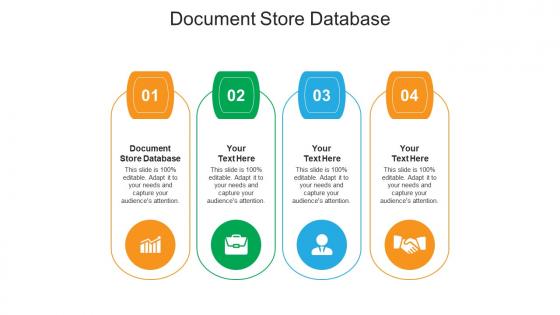 Document store database ppt powerpoint presentation pictures aids cpb