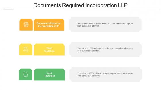 Documents Required Incorporation Llp Ppt Powerpoint Presentation Professional Designs Download Cpb