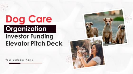 Dog Care Organization Investor Funding Elevator Pitch Deck Ppt Template