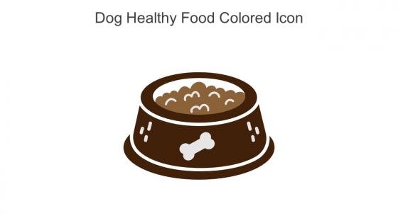 Dog Healthy Food Colored Icon In Powerpoint Pptx Png And Editable Eps Format