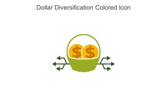 Dollar Diversification Colored Icon In Powerpoint Pptx Png And Editable Eps Format