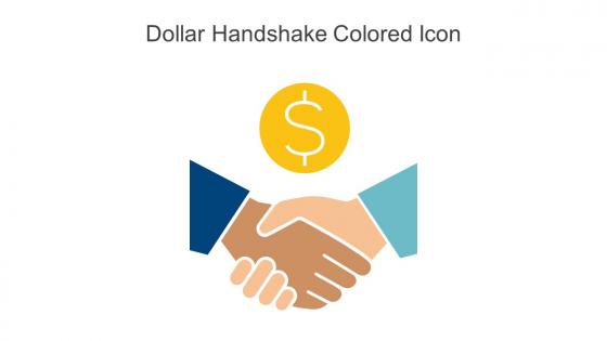 Dollar Handshake Colored Icon In Powerpoint Pptx Png And Editable Eps Format
