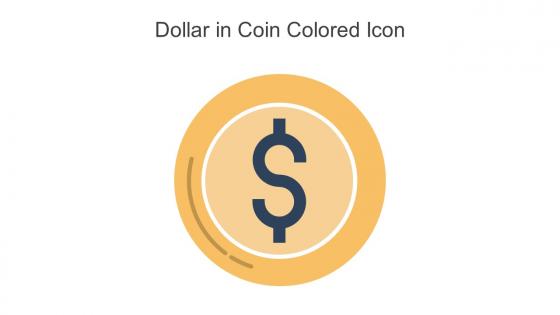 Dollar In Coin Colored Icon In Powerpoint Pptx Png And Editable Eps Format