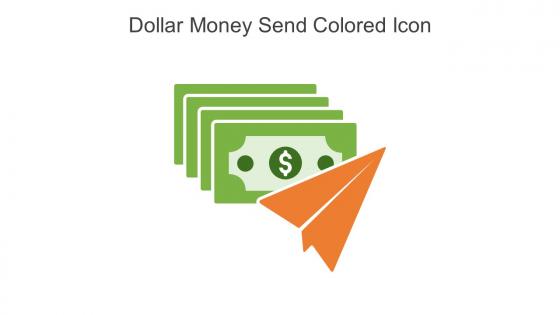 Dollar Money Send Colored Icon In Powerpoint Pptx Png And Editable Eps Format