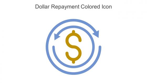 Dollar Repayment Colored Icon In Powerpoint Pptx Png And Editable Eps Format