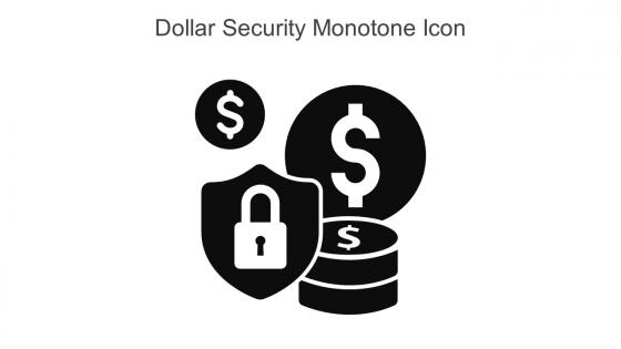 Dollar Security Monotone Icon In Powerpoint Pptx Png And Editable Eps Format
