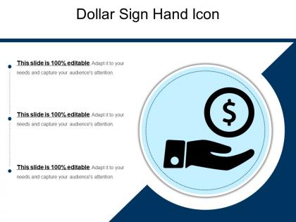 Dollar sign hand icon ppt images gallery