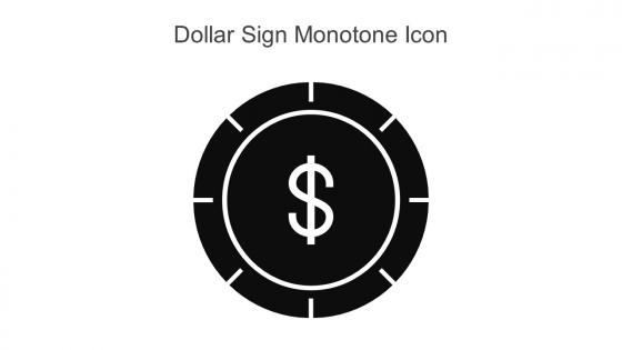 Dollar Sign Monotone Icon In Powerpoint Pptx Png And Editable Eps Format