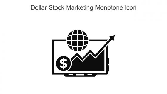 Dollar Stock Marketing Monotone Icon In Powerpoint Pptx Png And Editable Eps Format