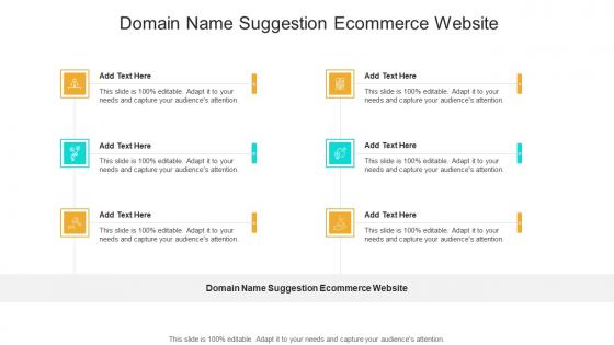 Domain Name Suggestion Ecommerce Website In Powerpoint And Google Slides Cpb