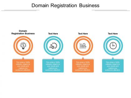 Domain registration business ppt powerpoint file infographics cpb