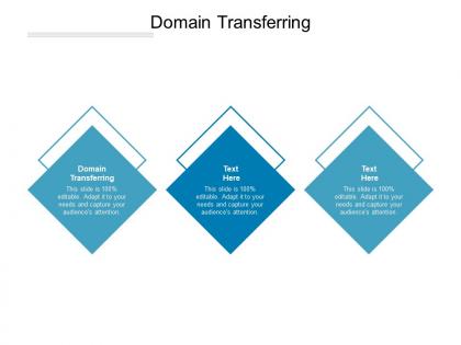 Domain transferring ppt powerpoint presentation inspiration show cpb