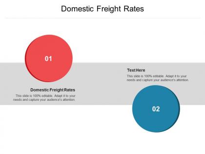 Domestic freight rates ppt powerpoint presentation icon layout ideas cpb