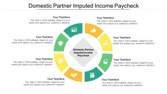 Domestic Partner Imputed Income Paycheck Ppt Powerpoint Presentation Show Icon Cpb