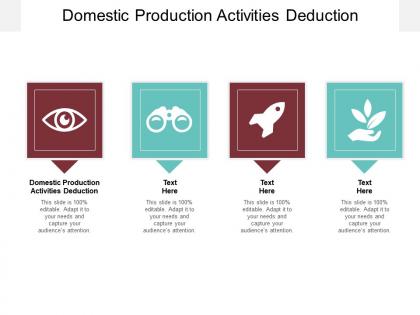 Domestic production activities deduction ppt powerpoint presentation icon graphic images cpb