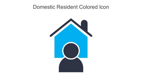 Domestic Resident Colored Icon In Powerpoint Pptx Png And Editable Eps Format