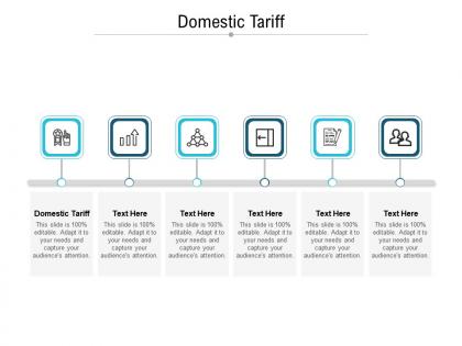 Domestic tariff ppt powerpoint presentation infographic template smartart cpb