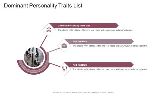Dominant Personality Traits List In Powerpoint And Google Slides Cpb