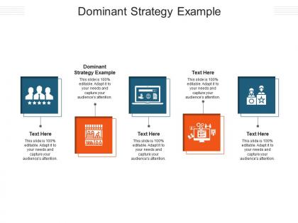 Dominant strategy example ppt powerpoint presentation professional skills cpb