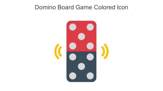 Domino Board Game Colored Icon In Powerpoint Pptx Png And Editable Eps Format
