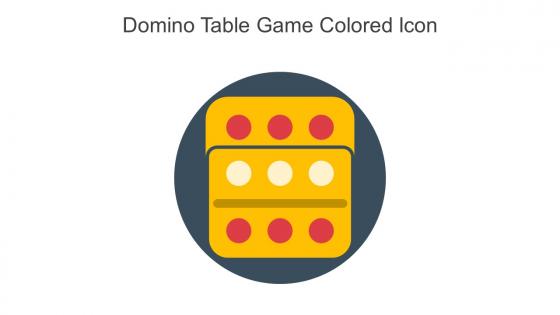 Domino Table Game Colored Icon In Powerpoint Pptx Png And Editable Eps Format