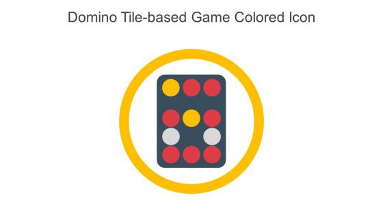 Domino Tile Based Game Colored Icon In Powerpoint Pptx Png And Editable Eps Format
