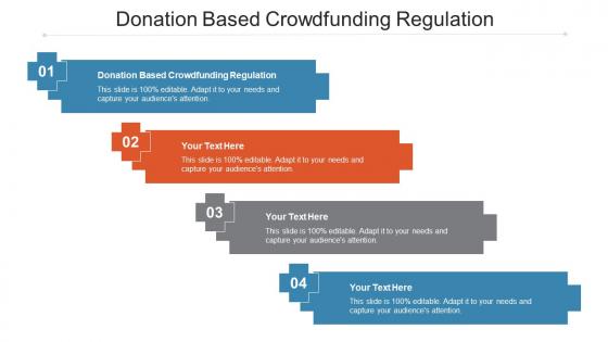 Donation Based Crowdfunding Regulation Ppt Powerpoint Presentation Summary Cpb