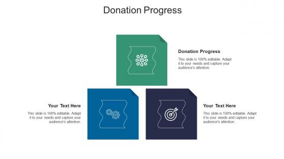 Donation progress ppt powerpoint presentation outline icons cpb