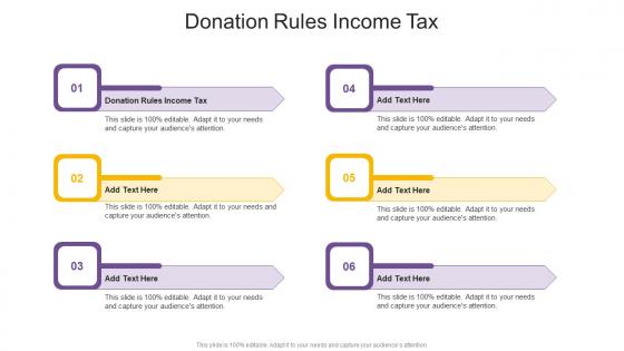 Donation Rules Income Tax In Powerpoint And Google Slides Cpb