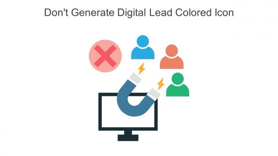 Dont Generate Digital Lead Colored Icon In Powerpoint Pptx Png And Editable Eps Format