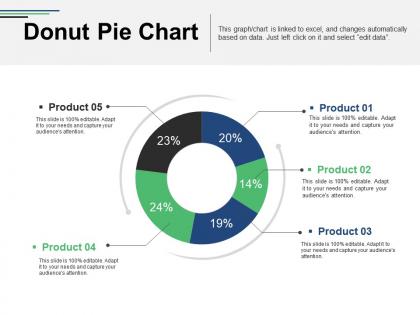 Donut pie chart example of great ppt