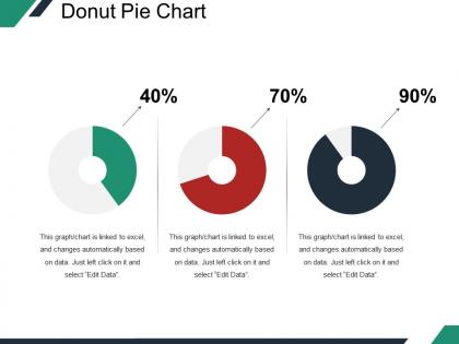 Donut pie chart ppt background