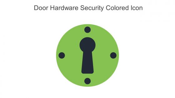 Door Hardware Security Colored Icon In Powerpoint Pptx Png And Editable Eps Format