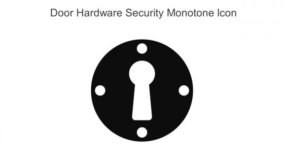 Door Hardware Security Monotone Icon In Powerpoint Pptx Png And Editable Eps Format