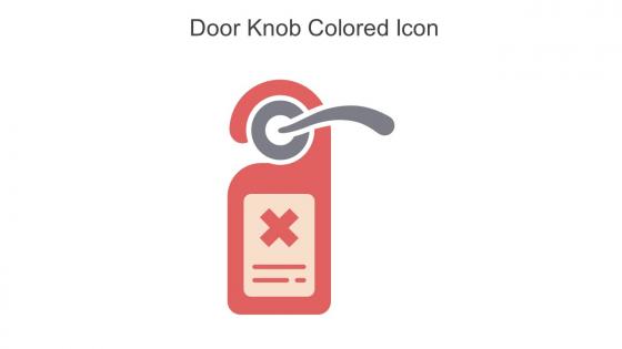 Door Knob Colored Icon In Powerpoint Pptx Png And Editable Eps Format