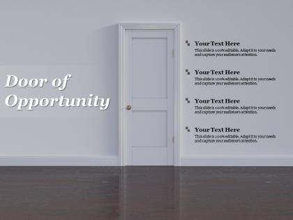 Door of opportunity