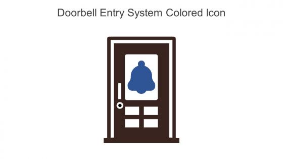 Doorbell Entry System Colored Icon In Powerpoint Pptx Png And Editable Eps Format