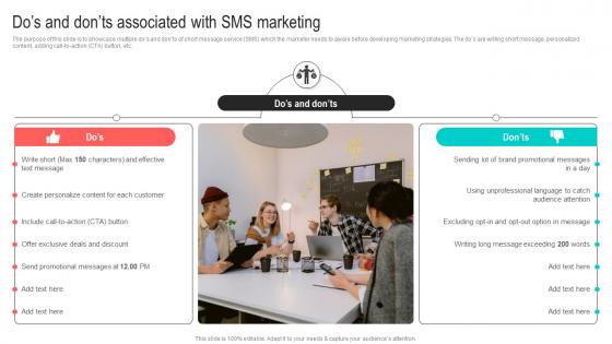 Dos And Donts Associated With SMS Best Marketing Strategies For Your D2C Brand MKT SS V