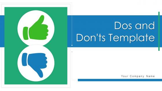 Dos And Donts Template Powerpoint PPT Template Bundles
