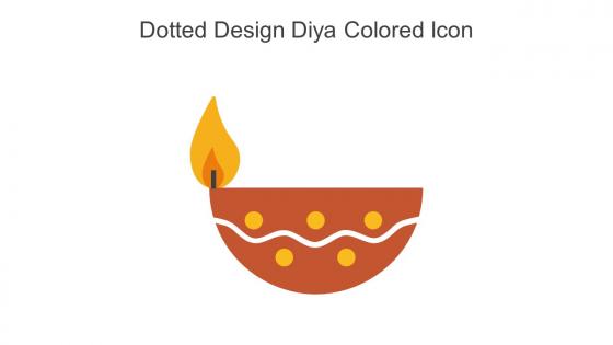 Dotted Design Diya Colored Icon In Powerpoint Pptx Png And Editable Eps Format